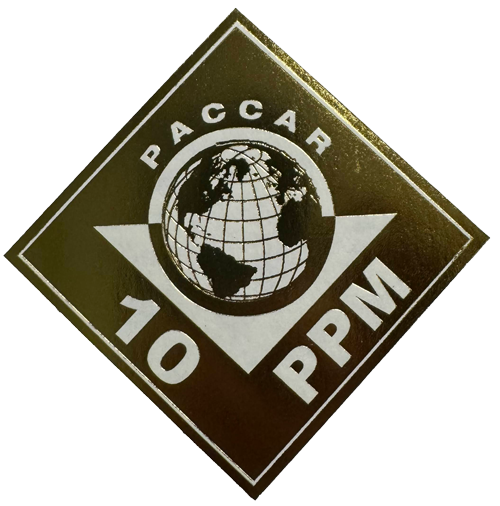 PACCAR 10 PPM award