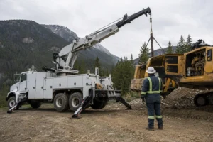 Crane/outrigger operation or technician diagnostics image