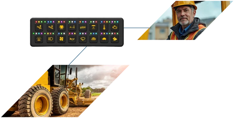 machine, end user and keypad