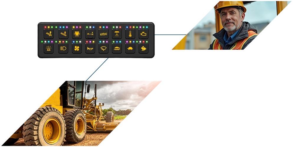 machine, end user and keypad